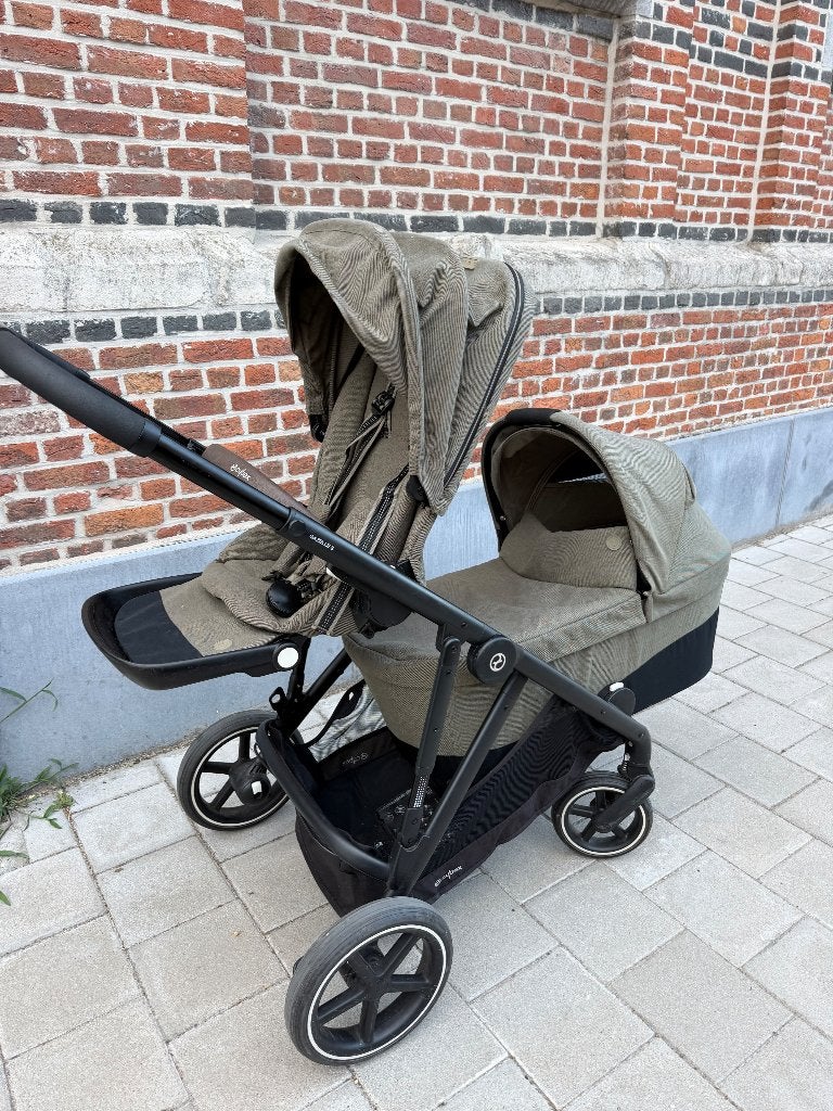 Cybex crios duo buggy tweeling, Ophalen, Zo goed als nieuw, Overige merken, Verstelbare rugleuning