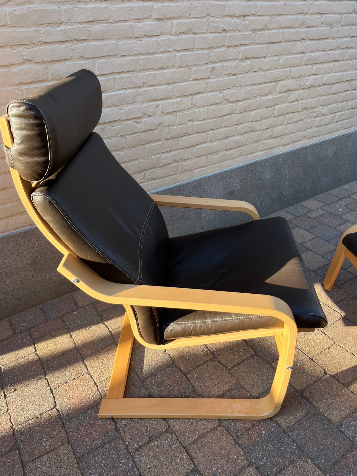 Fauteuil met bij horende voetenbank, Ophalen, Zo goed als nieuw