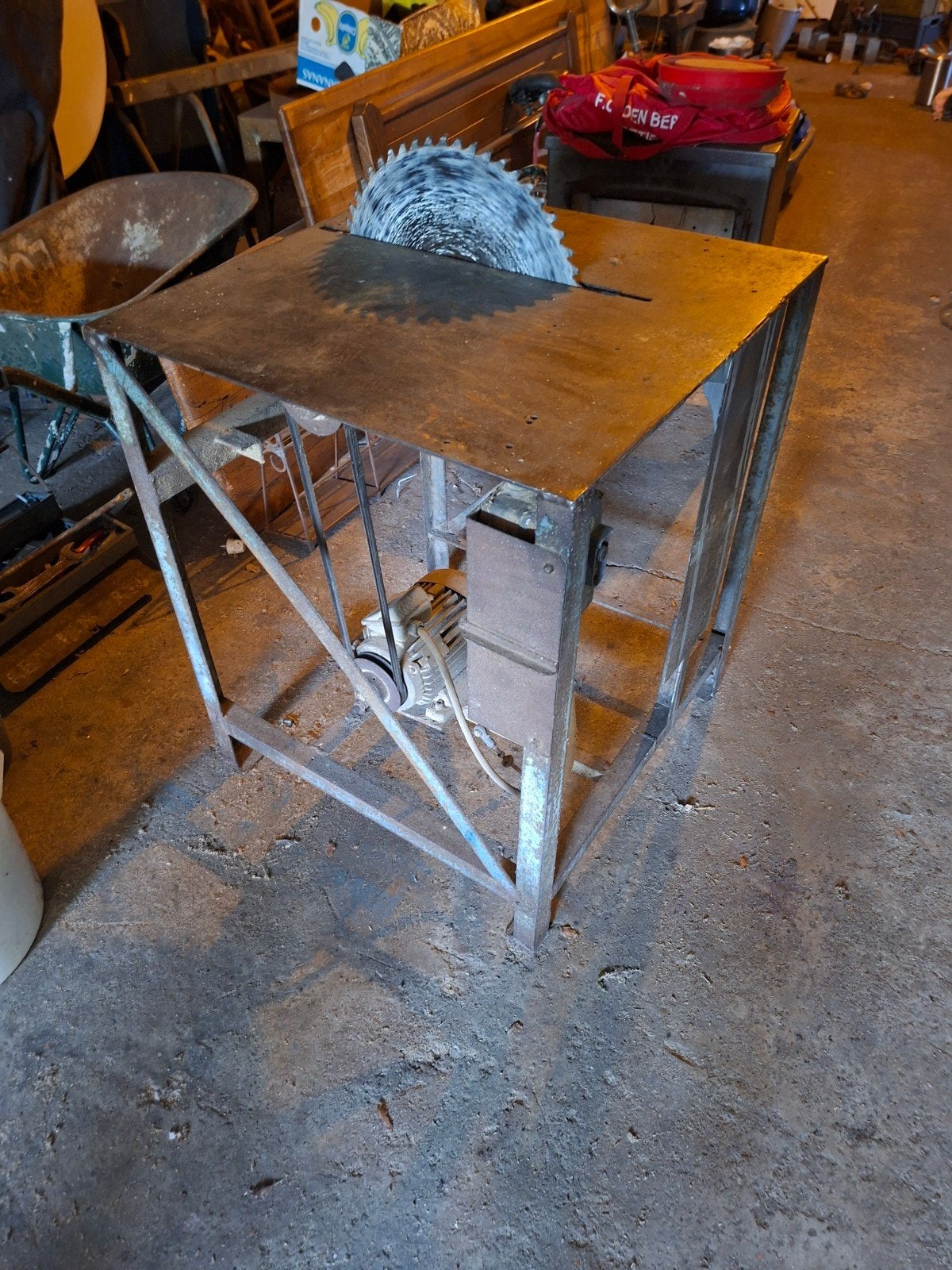 Zaagmachine elek 3.5 pk 3fase moter, Doe-het-zelf en Bouw, Ophalen