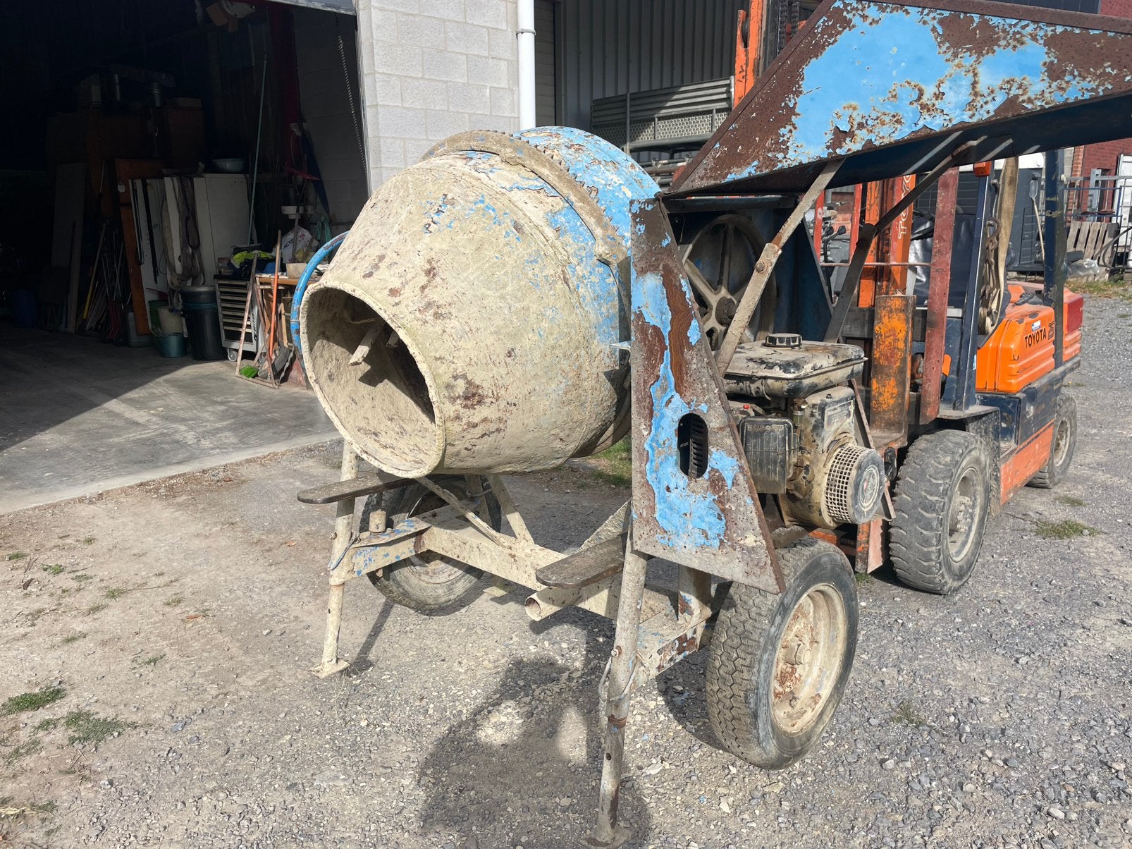 Bétonnière 350 l thermique, Enlèvement, Utilisé