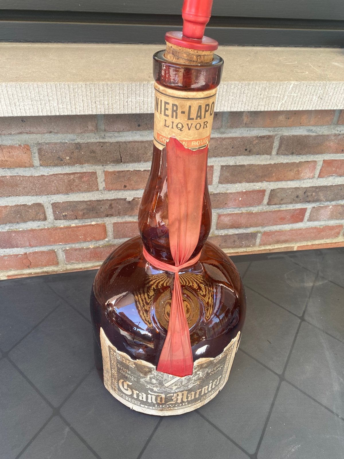 Grote fles grand marnier, Collections, Enlèvement ou Envoi, Utilisé, Autres types