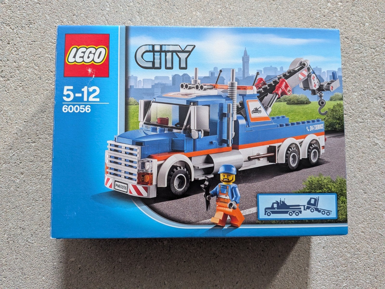 Lego City 60056 takelwagen, City, Lego, Ensemble complet, Comme neuf