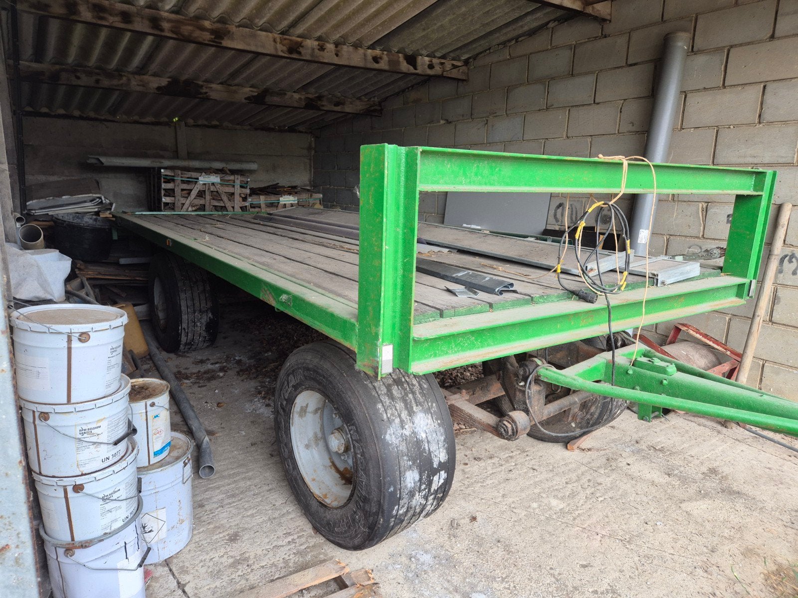 Plateau wagen, Zakelijke goederen, Landbouw | Werktuigen, Ophalen