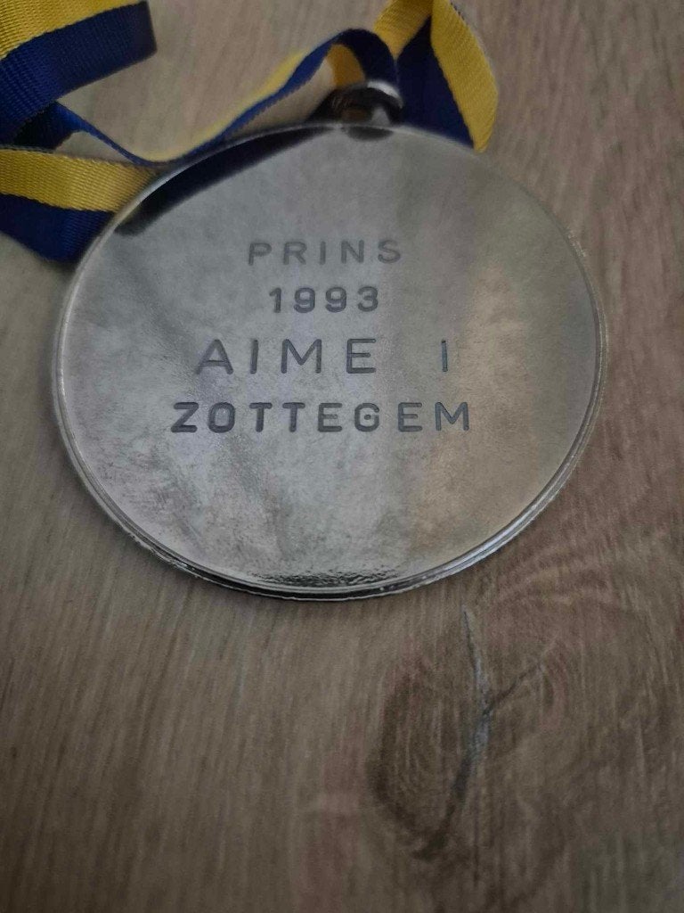 Carnaval medaille Zottegem Prins Aimé 1993, Ophalen of Verzenden