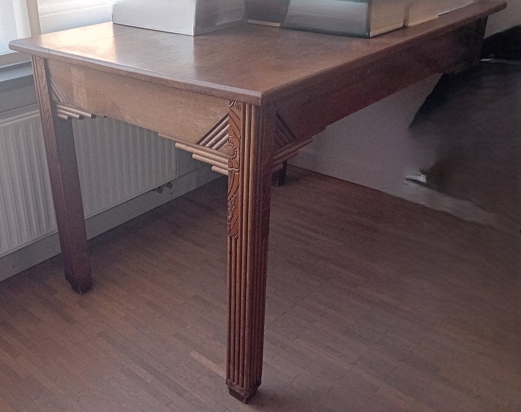 houten tafel, Ophalen, Gebruikt, 100 tot 150 cm, 50 tot 100 cm