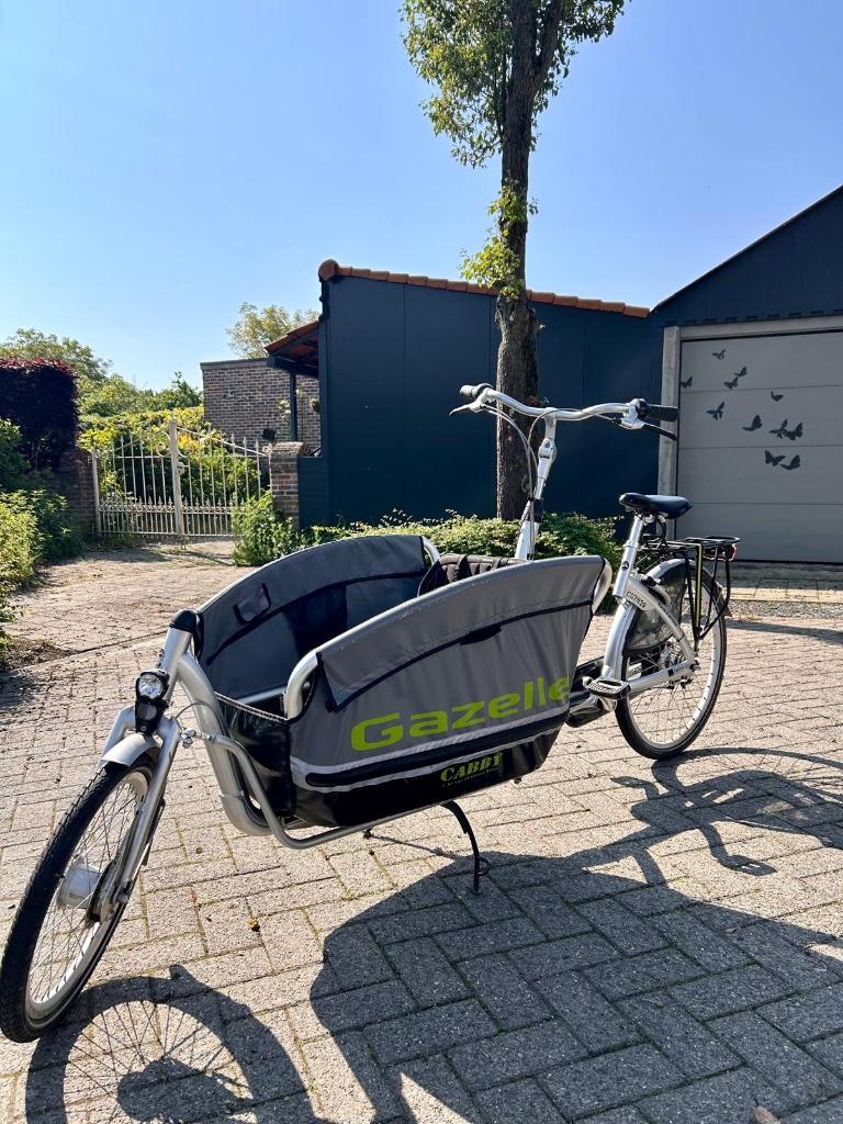 Bakfiets Gazelle Cabby, Fietsen en Brommers, Fietsen | Bakfietsen, Ophalen, Gebruikt, 2 kinderen, Gazelle