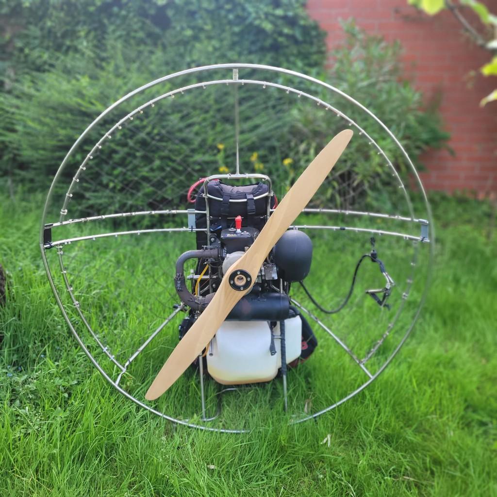 paramotor PAP top80 + reserve +..., Enlèvement, Utilisé