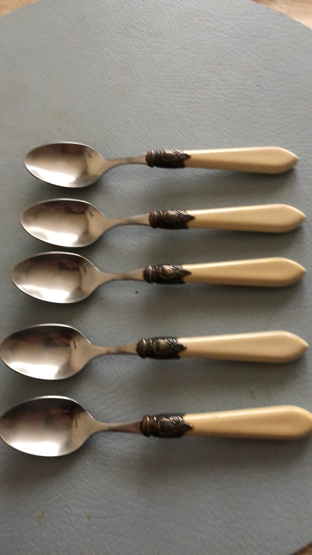5 antieke lepeltjes, Ophalen of Verzenden