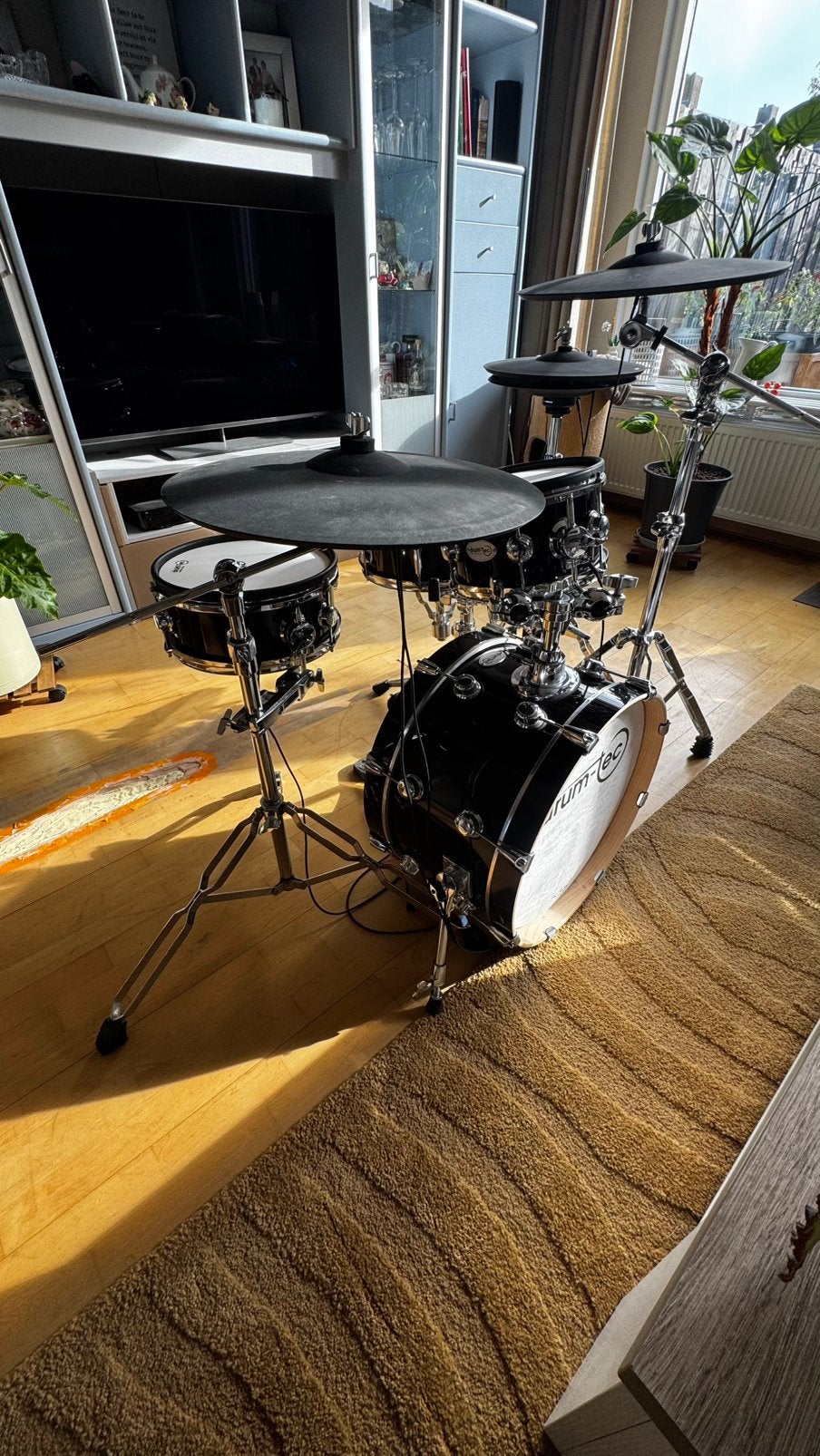 Drumtec Jam 3 / ATV aD5 module /ATV cymbals super drumstel, Muziek en Instrumenten, Ophalen, Zo goed als nieuw, Elektronisch