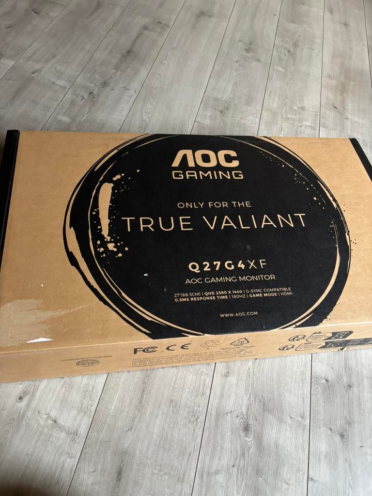 AOC gaming monitor, nieuw!!, Gaming, HDMI, Zo goed als nieuw, Minder dan 1 ms