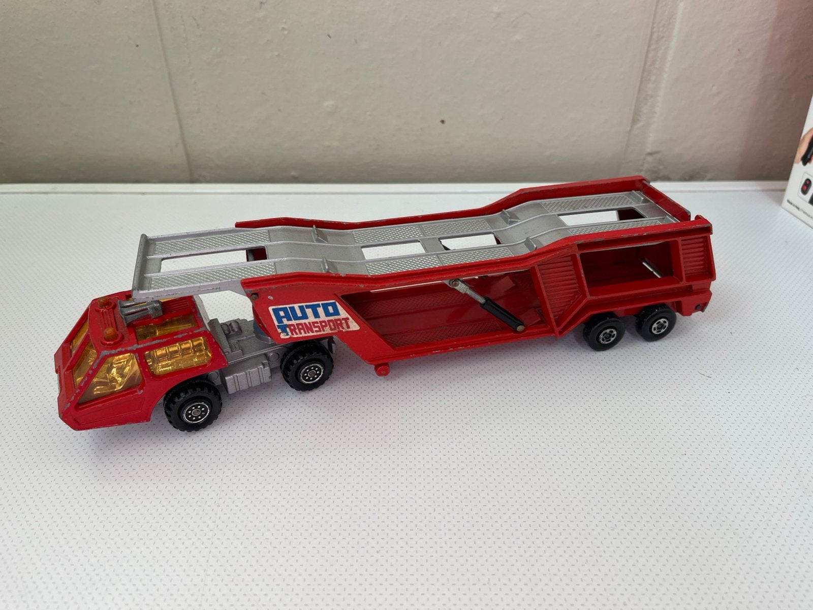 Matchbox Super Kings K-10 Auto Transporter 1976 lesney, Ophalen of Verzenden, Zo goed als nieuw, Auto, Matchbox