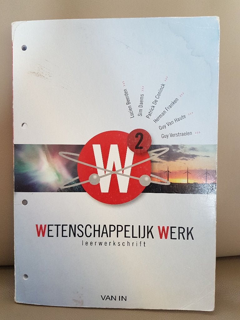 Boek natuurwetenschappen 2, Boeken, Ophalen, Nieuw, Van In, Natuurwetenschap