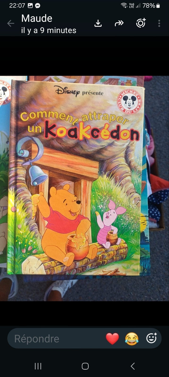 club du livre Mickey, Enlèvement