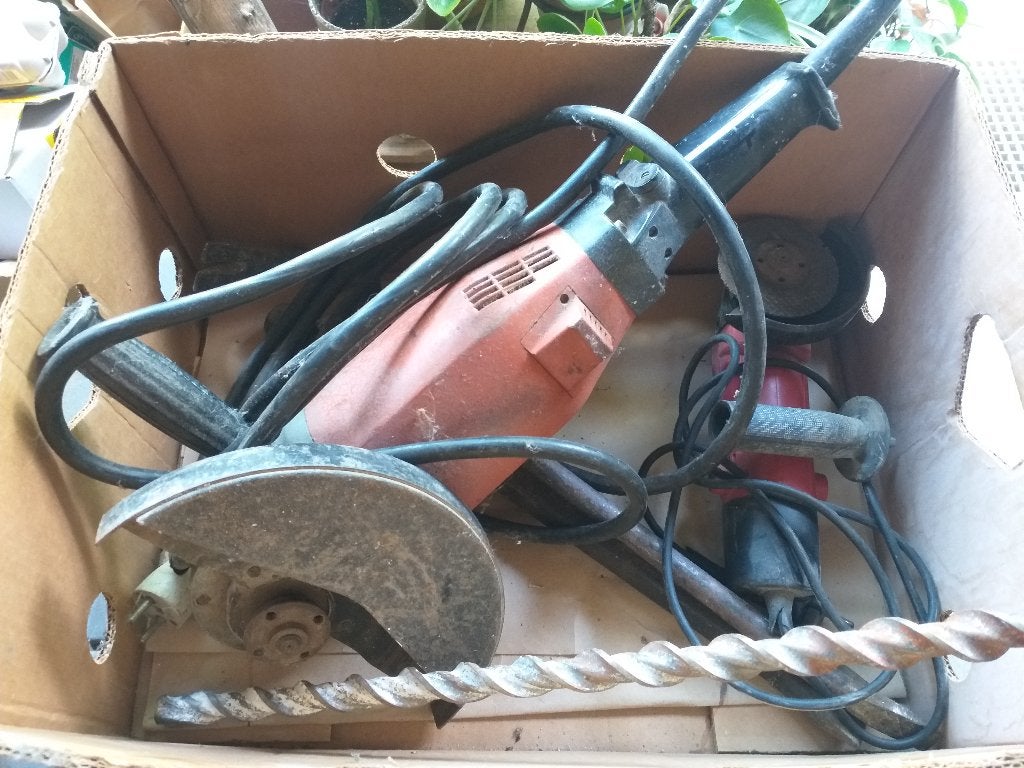 slijpschijf groot en klein, grote Fein haakse slijper, Doe-het-zelf en Bouw, Gereedschap | Slijpmachines, Ophalen, Gebruikt