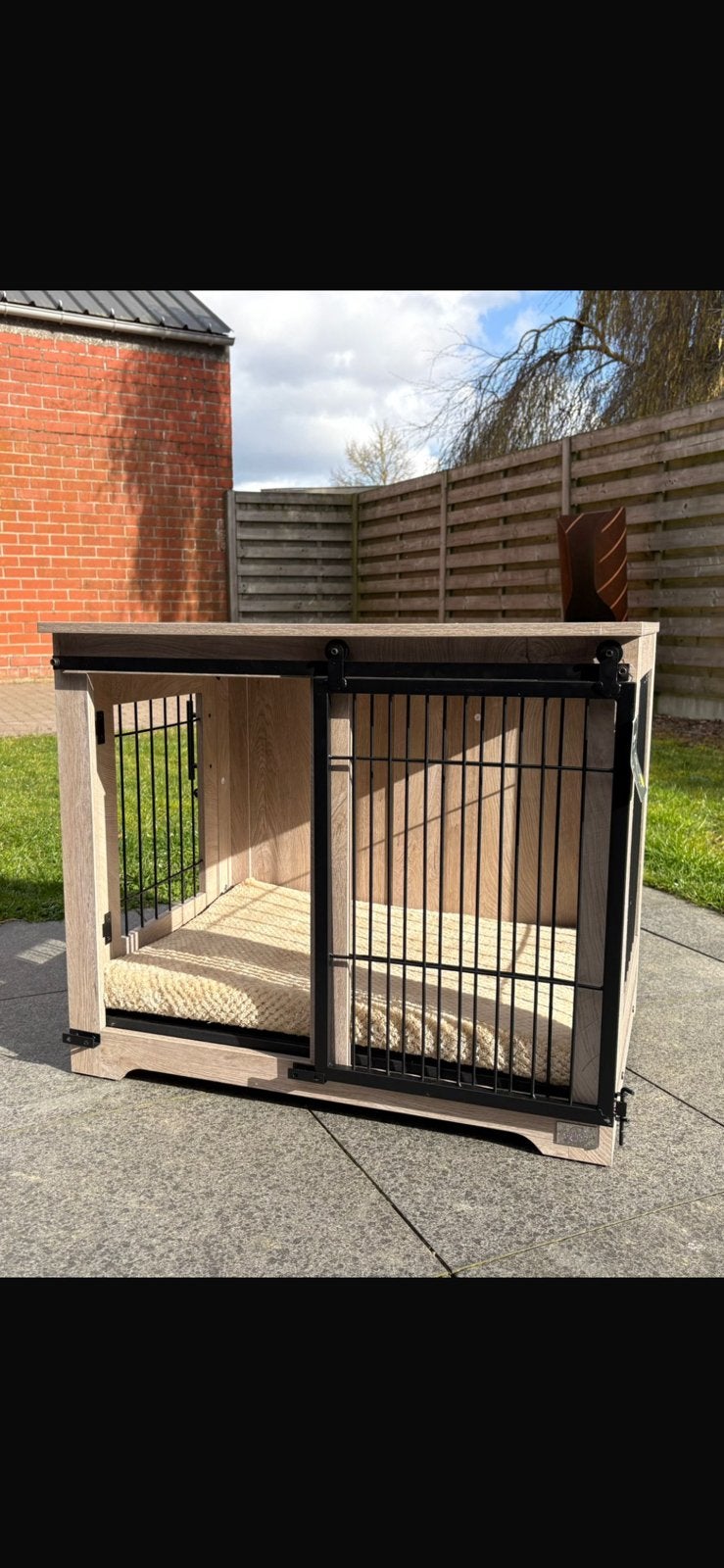Mooie honden kennel, Animaux & Accessoires, Maisons pour chiens, Enlèvement, Comme neuf
