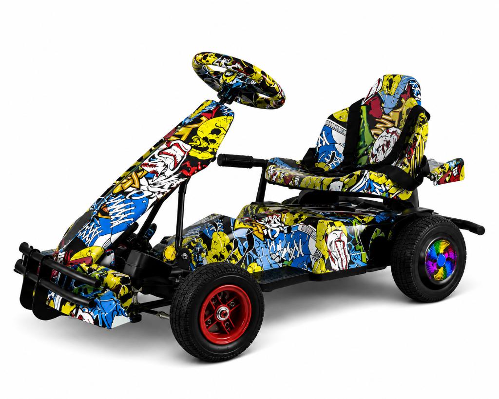 Joker elektrische drift kart 36v 250w Geel- 25km per uur, Ophalen of Verzenden, Nieuw