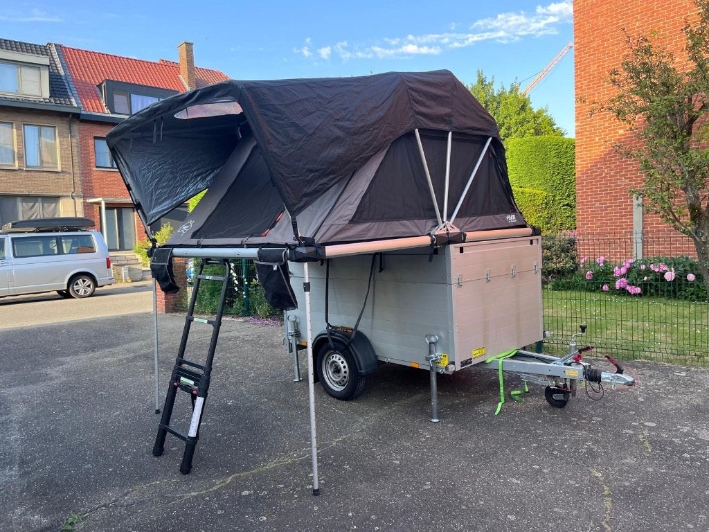 Daktenttrailer te huur 4 personen