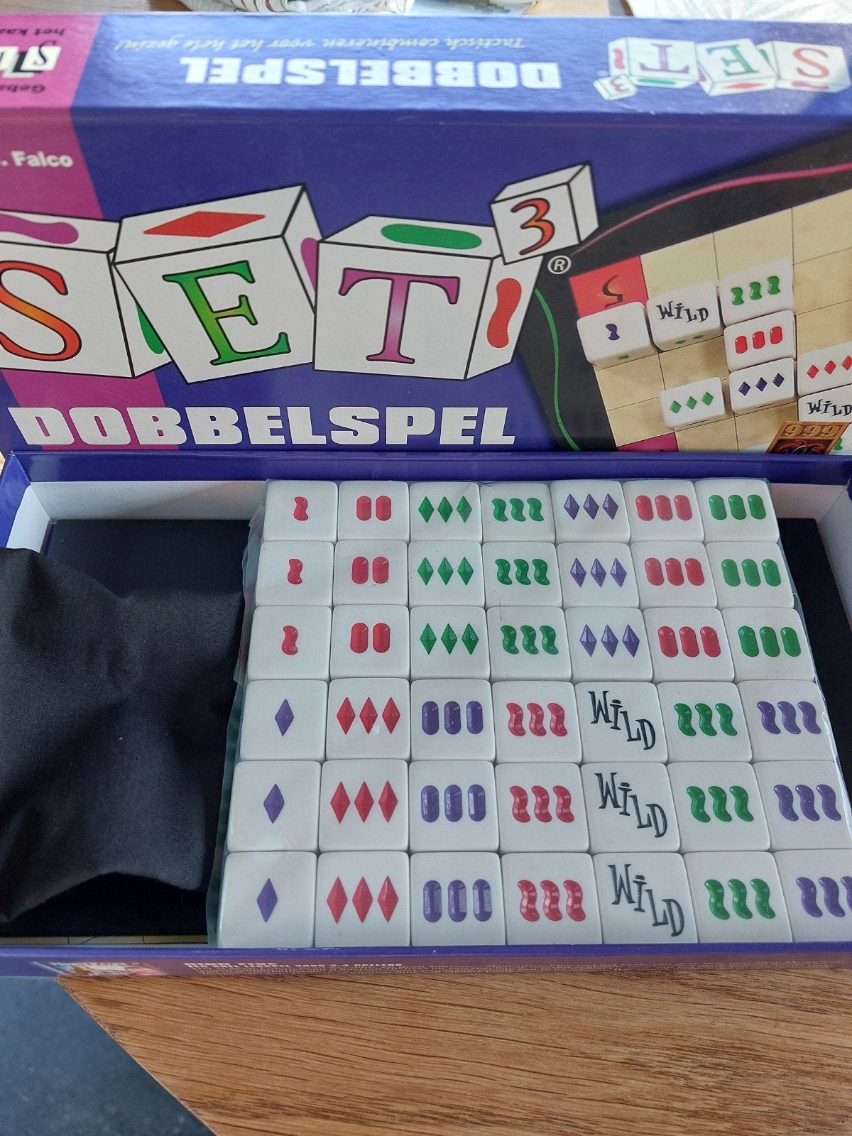 set dobbelspel, Hobby en Vrije tijd, Ophalen of Verzenden, Zo goed als nieuw