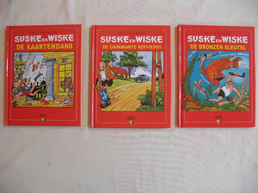 Suske en Wiske, HC, Magnifieke meesterwerken, compleet, Complete serie of reeks, Ophalen of Verzenden, Zo goed als nieuw