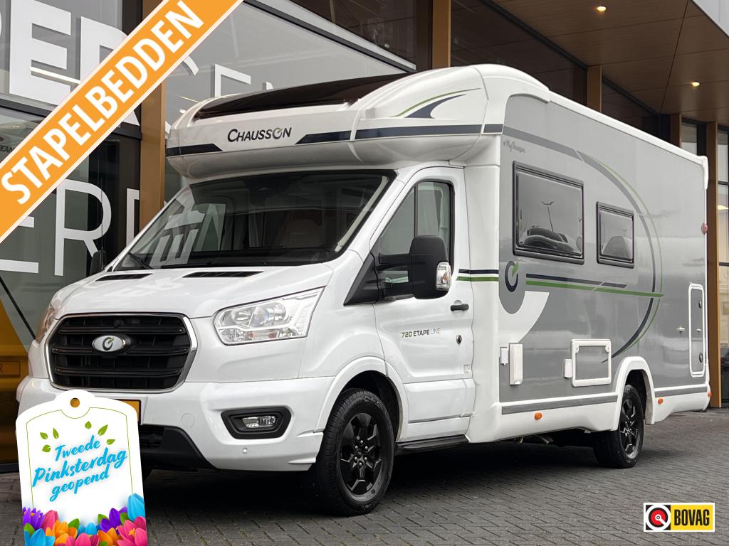 Chausson Etape Line 720 Automaat, Automaat, Luifel, Koelkast, 7 tot 8 meter