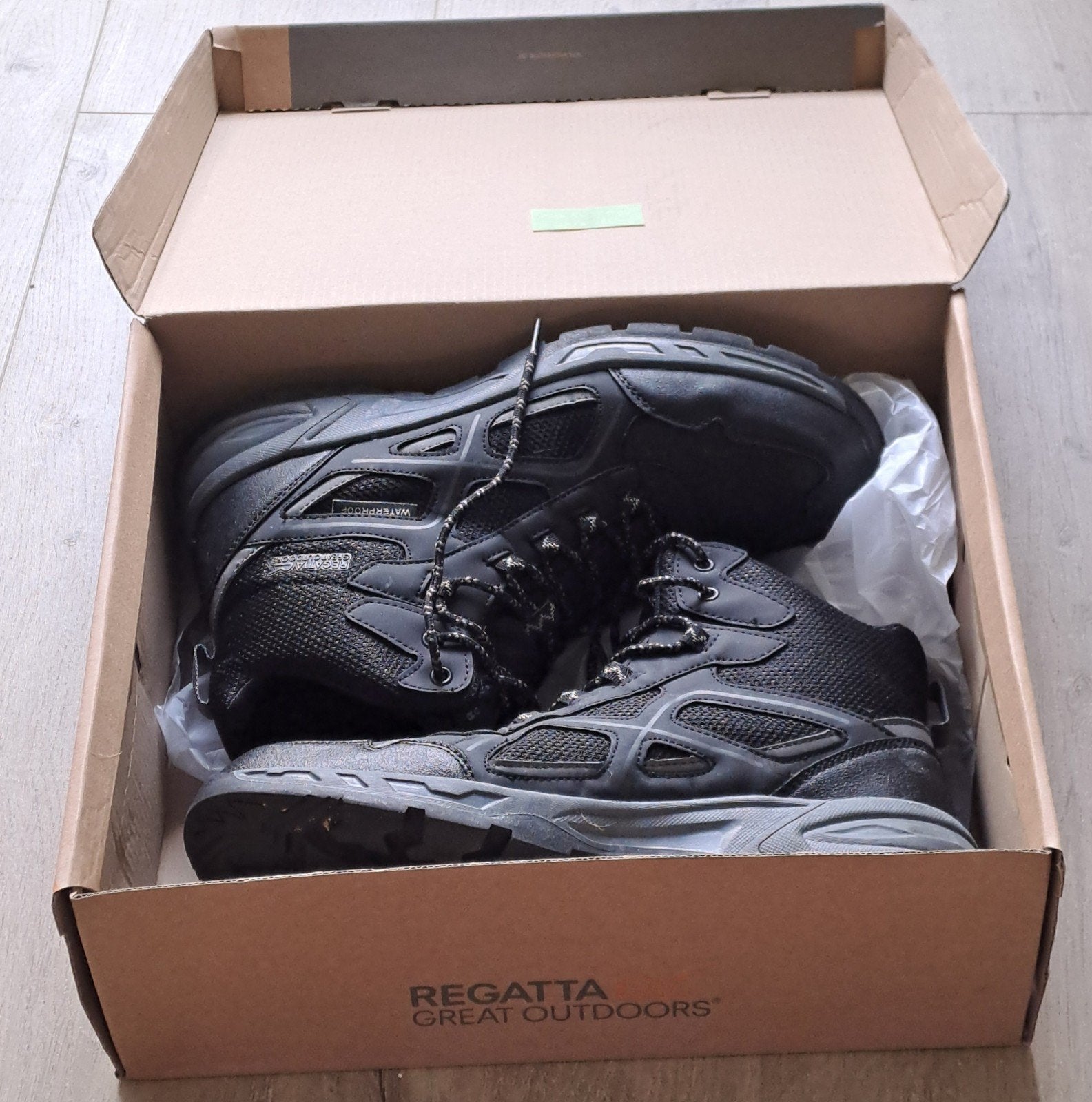 Regatta wandelschoenen (zwart) Waterproof + Breathable 44, Kleding | Heren, Schoenen, Ophalen, Zwart, Nieuw, Wandelschoenen