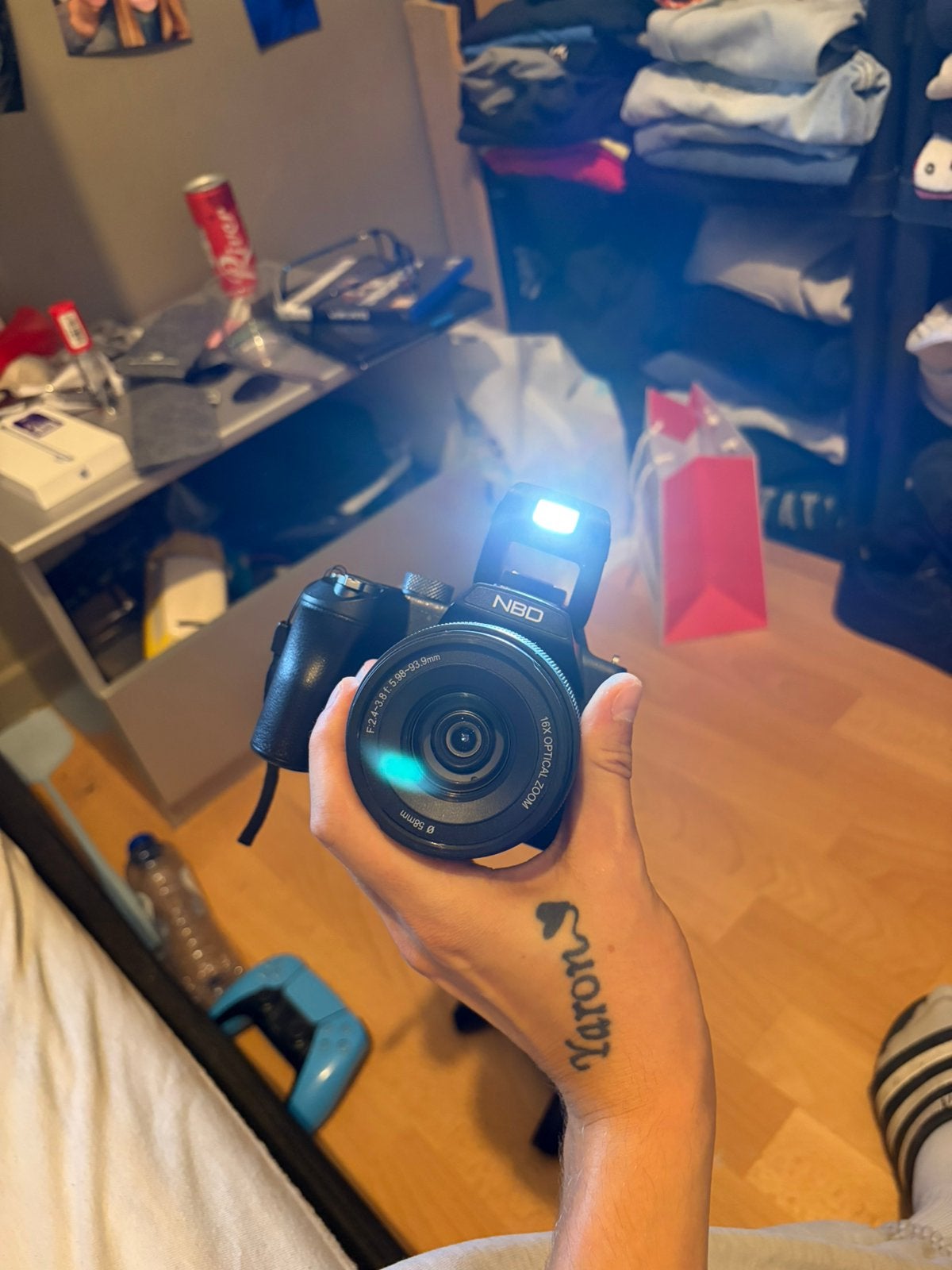 NBD 5K digitale camera 64MP - 16x zoom - 5K video, Audio, Tv en Foto, Ophalen, Zo goed als nieuw, Overige Merken