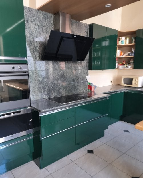 Cuisine équipée SieMatic vintage - laquée vert émeraude, Enlèvement, Vintage