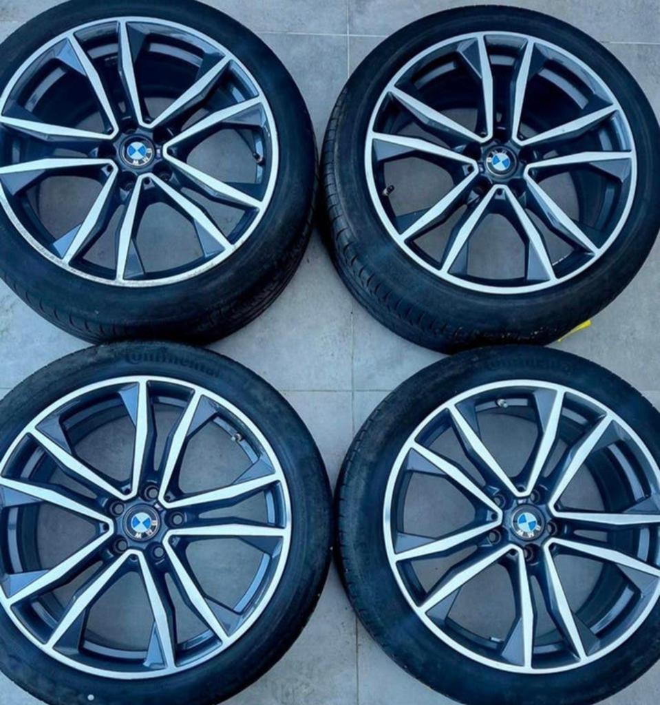 JANTES BMW 19 POUCES M D'ORIGINE AVEC DE BONS PNEUS, Pneus et Jantes, Pneus été, 19 pouces, Enlèvement