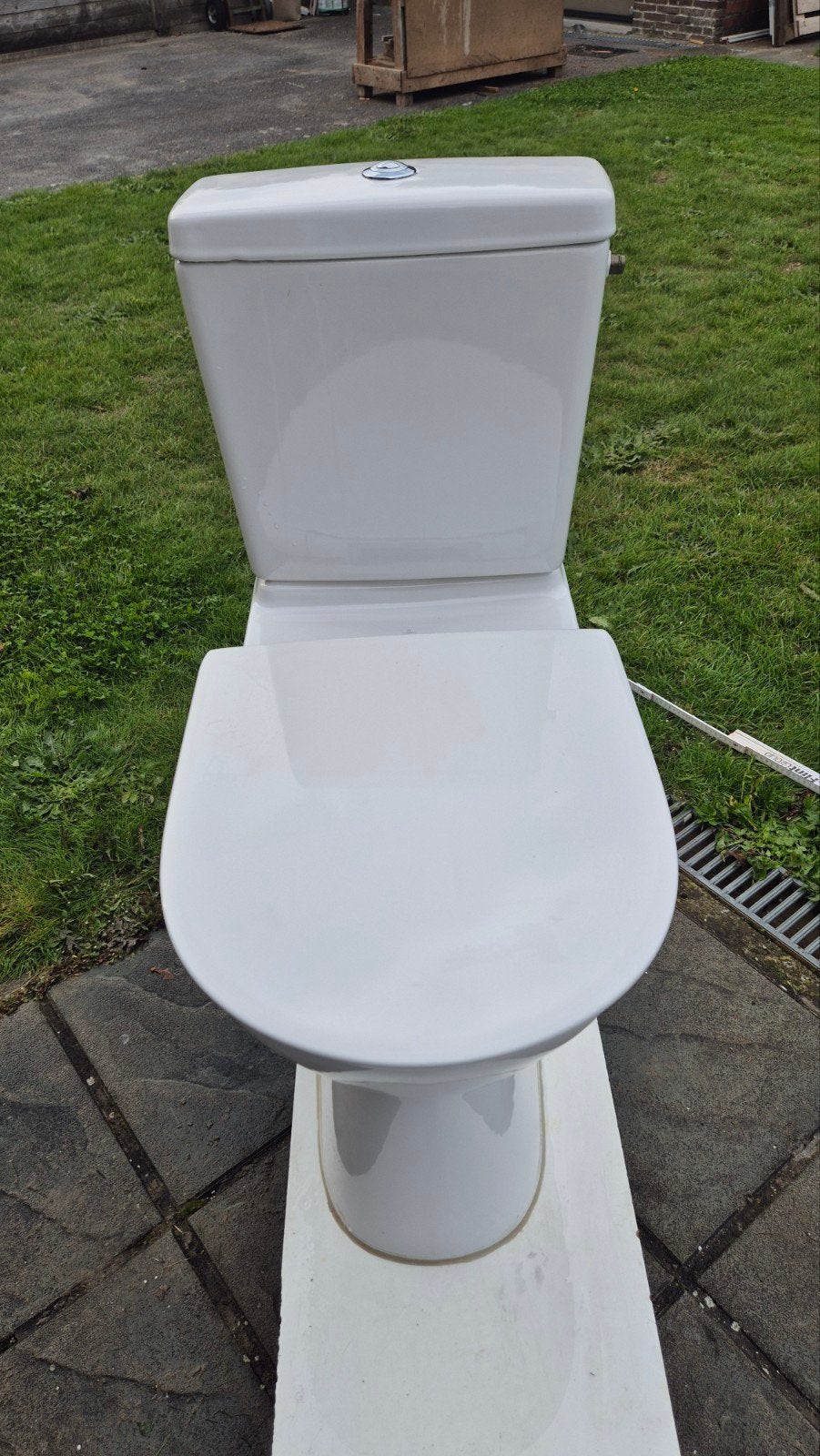 WC surélevé pour personnes âgées 49 cm. Villeroy & Boch, Bricolage & Construction, Enlèvement, Comme neuf, Pierre, Toilettes