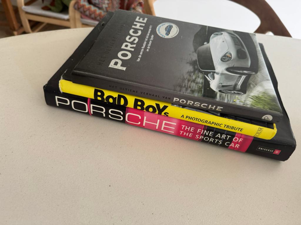 Set van 3 porsche boeken, Ophalen, Zo goed als nieuw, Porsche