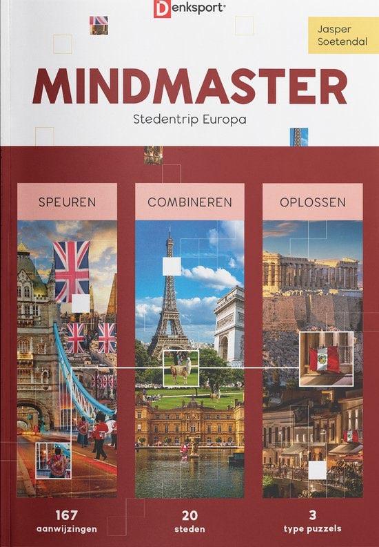 Denksport – Mindmaster Puzzelen – Stedentrip Europa, Verzenden, Nieuw