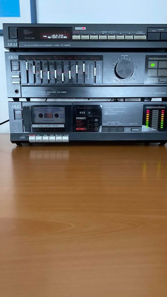 Chaîne hi-fi AKAI, Tuner ou Radio, Enlèvement, Utilisé, Composants en vrac