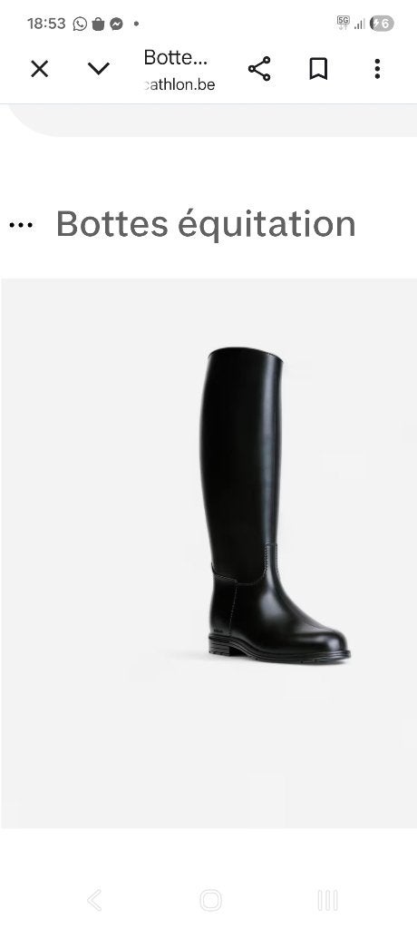 Bottes d'équitation, Sport en Fitness, Ophalen, Zo goed als nieuw