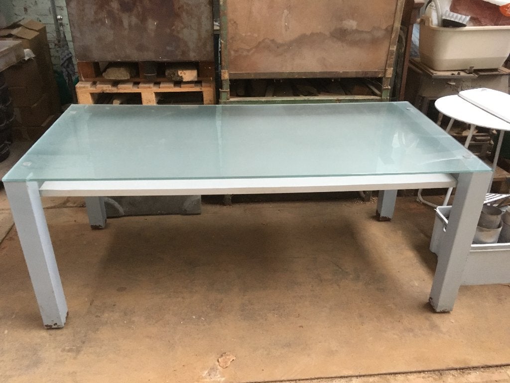 glazen tafel, 150 à 200 cm, Verre, Enlèvement, Utilisé