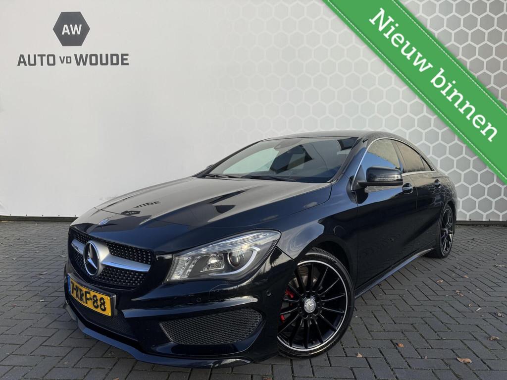 Mercedes CLA-klasse 200 Edition 1 AMG pakket Xenon Camera, Auto's, Voorwielaandrijving, Gebruikt, 4 cilinders, Zwart