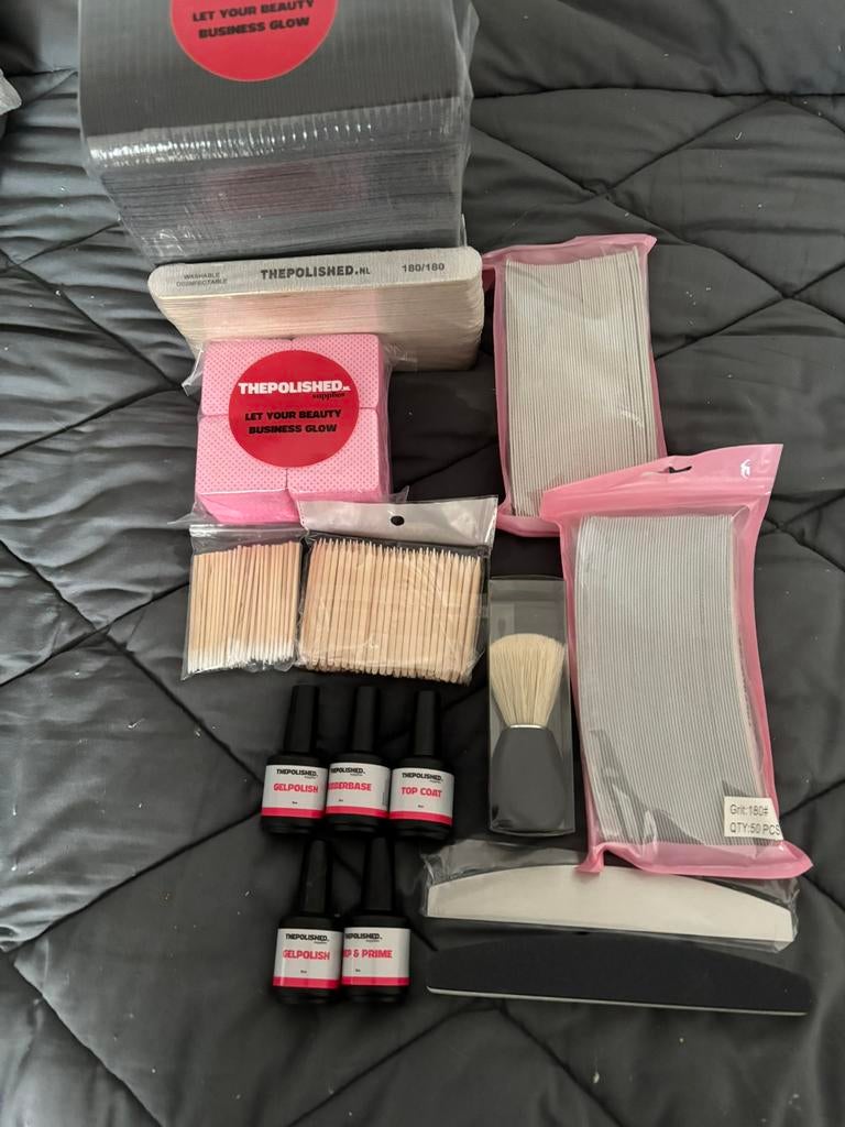 Nagel set ongeopend, Ophalen of Verzenden, Nieuw, Handen en Nagels, Accessoires