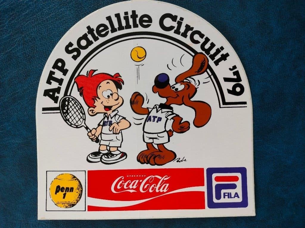 autocollant tennis, sports, dessins animés Boule et Bill, Enlèvement ou Envoi, Autres personnages, Neuf, Image, Affiche ou Autocollant