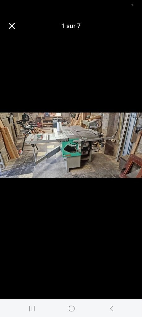 Combinée à bois 310 mm, Enlèvement