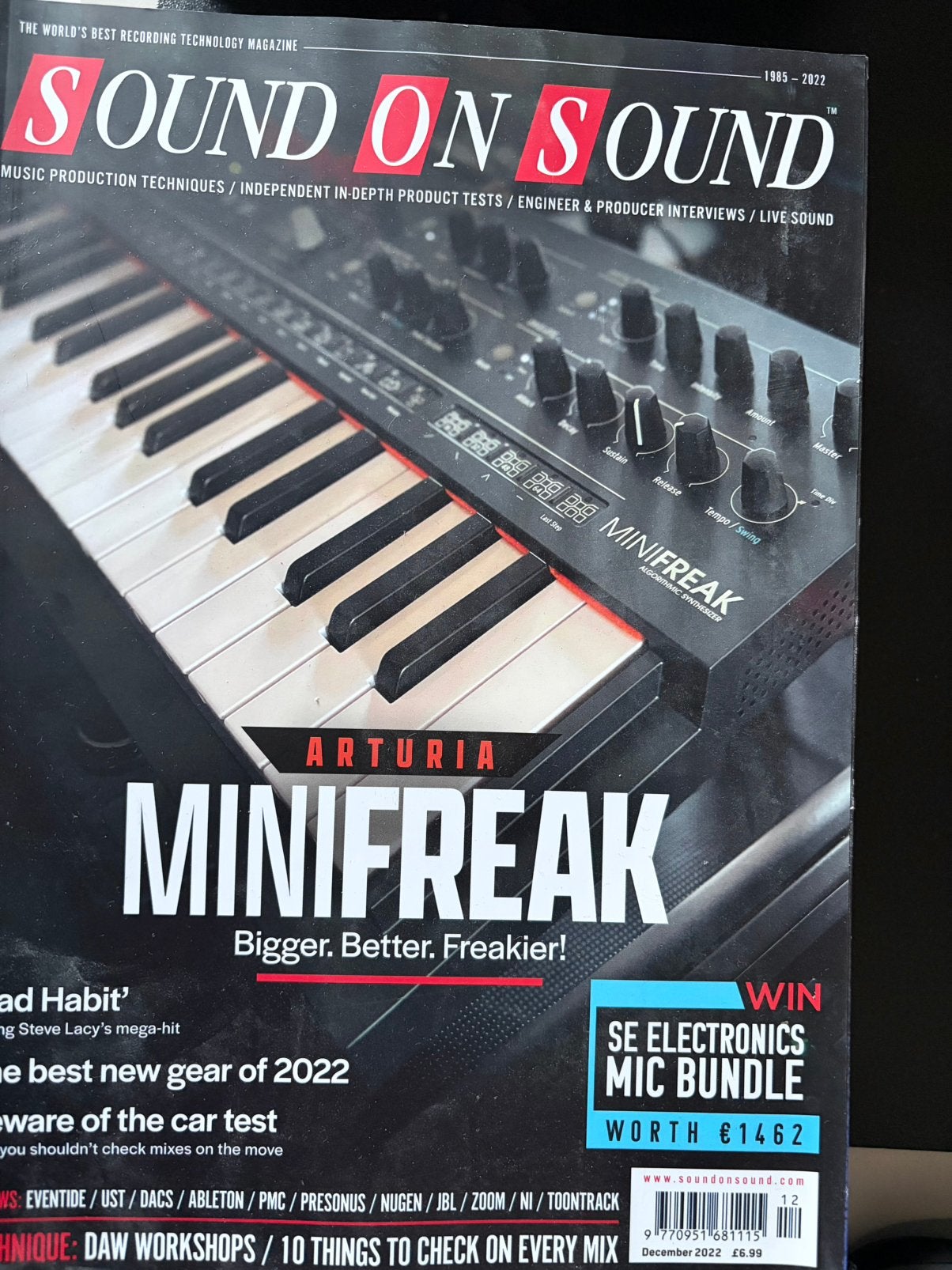 Sound on Sound magazine 2022, Ophalen, Gelezen