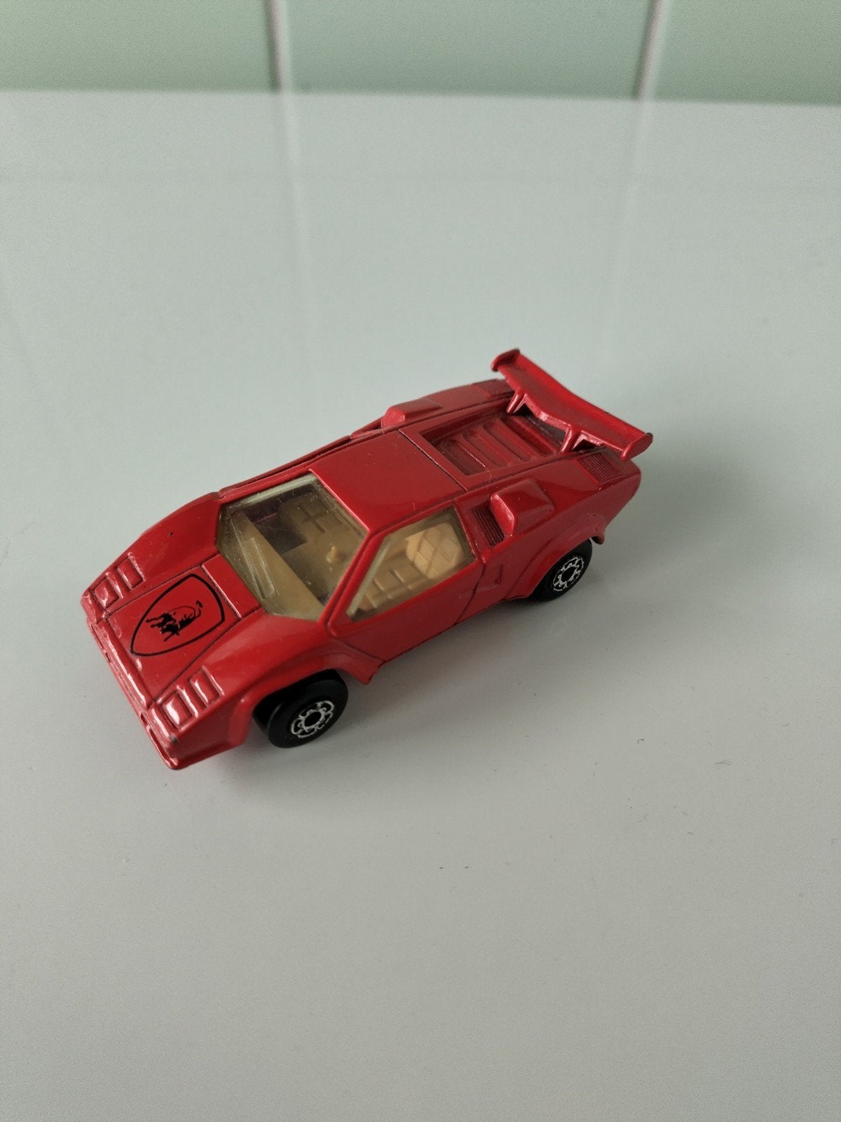 Vintage Matchbox Lamborghini AFHALING LEES BESCHRIJVING, Hobby en Vrije tijd, Modelauto's | 1:87, Ophalen, Gebruikt, Auto, Matchbox