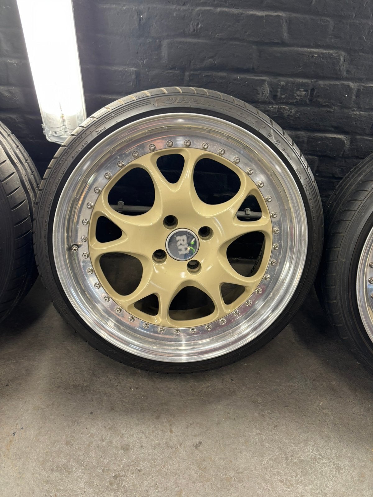 Rh zw3 3 delige velgen 4x100, Auto-onderdelen, Ophalen, Banden en Velgen, 17 inch, Zomerbanden