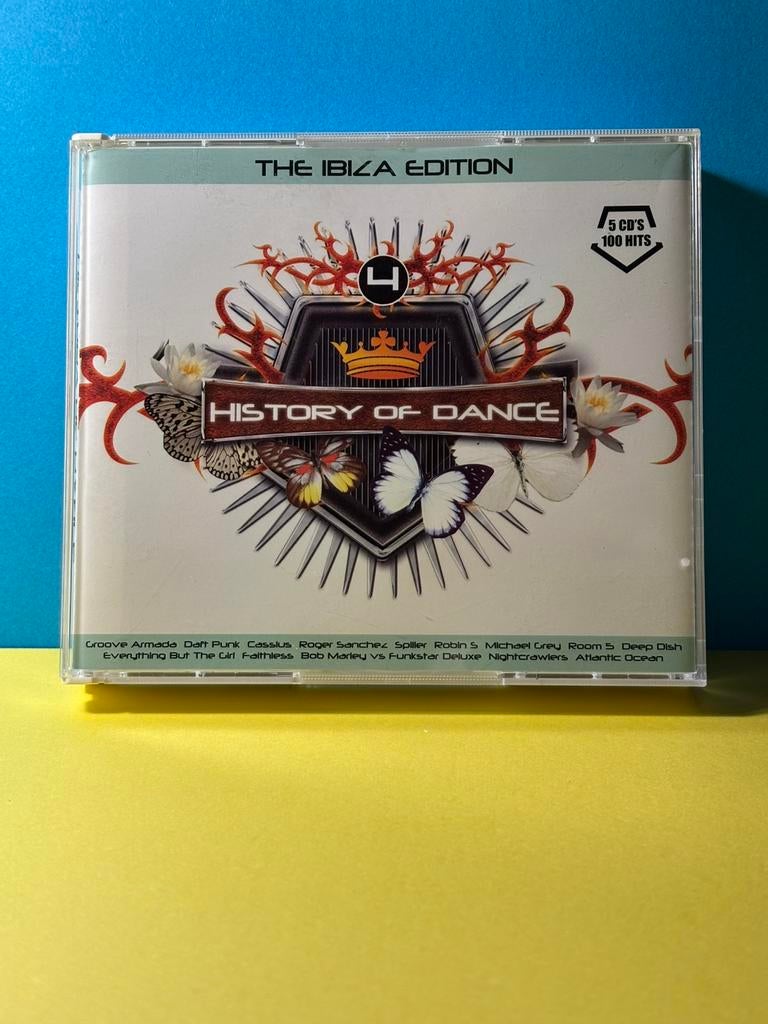 History of dance (4) the ibiza edition / 5cd box nieuwstaat, Cd's en Dvd's, Verzenden