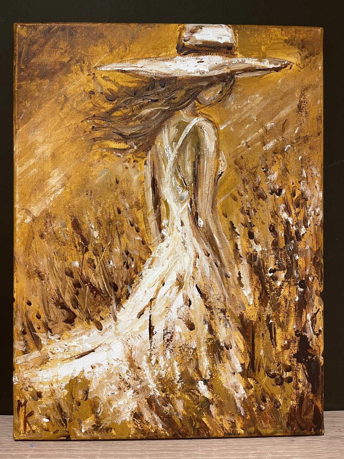 Peinture abstraite romantique atmosphérique Mk Art, Antiquités & Art, Art | Peinture | Abstraite, Enlèvement ou Envoi