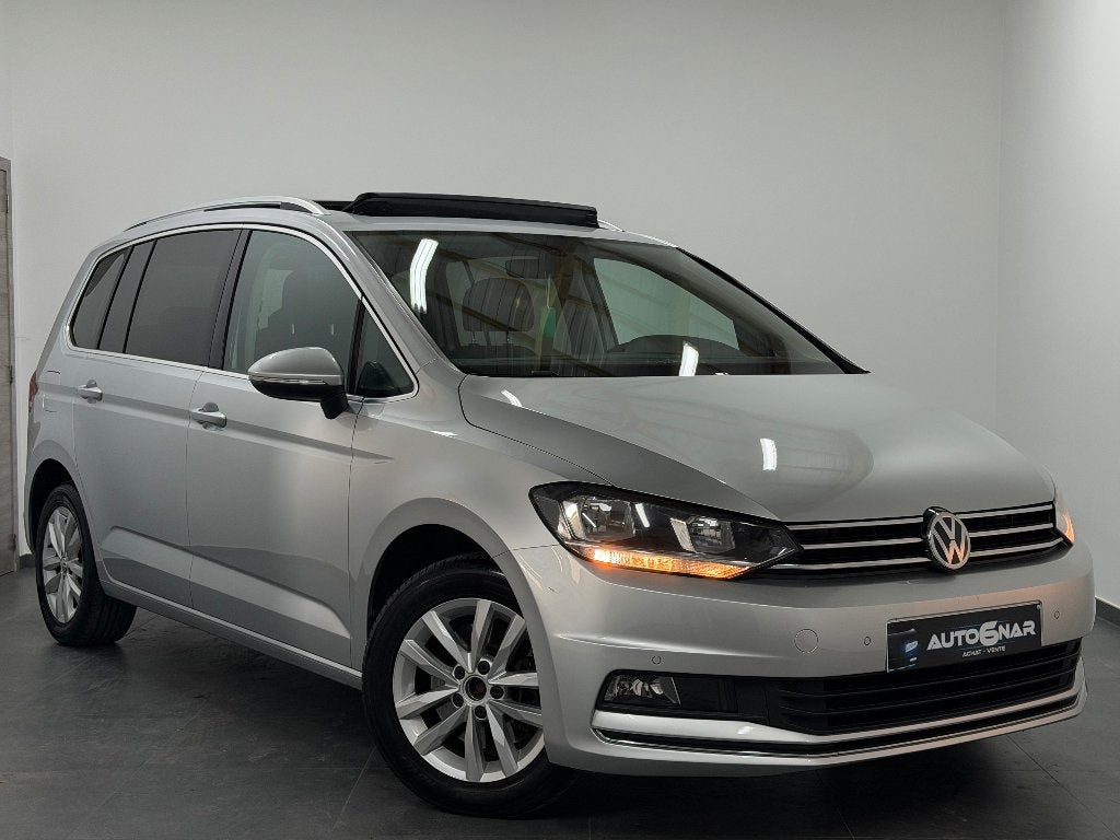 Volkswagen Touran 1.4 TSI 7pl.- 1erMain - Toit Pano - Carnet, Voorwielaandrijving, 4 cilinders, 7 zetels, Handgeschakeld