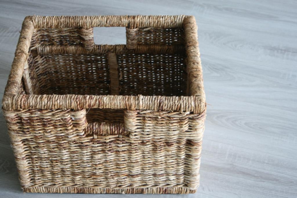 Zeer mooie rieten mand, Osier, Comme neuf, Enlèvement, Panier