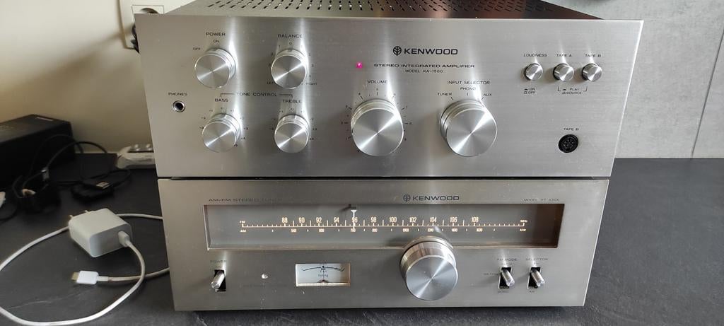 Magnifique duo Kenwood ka1500 et kt3300, Audio, Tv en Foto, Versterkers en Ontvangers, Ophalen of Verzenden