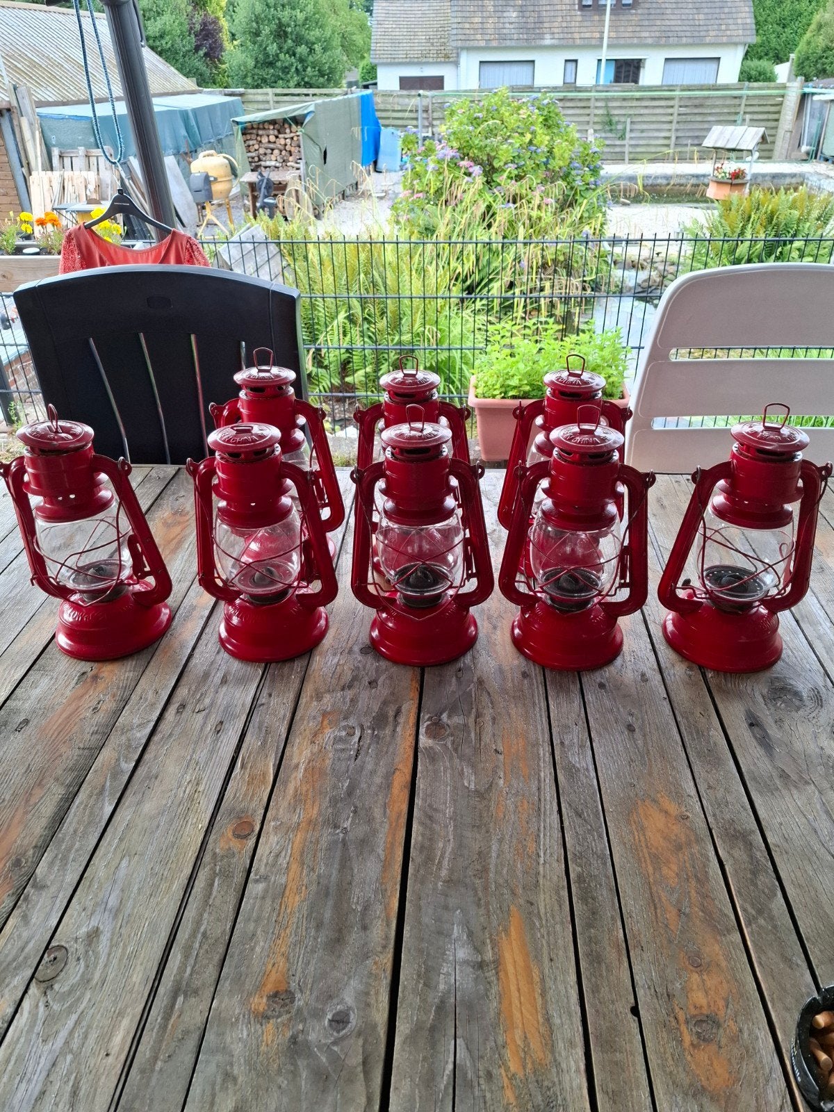 Lampes à huile, Enlèvement