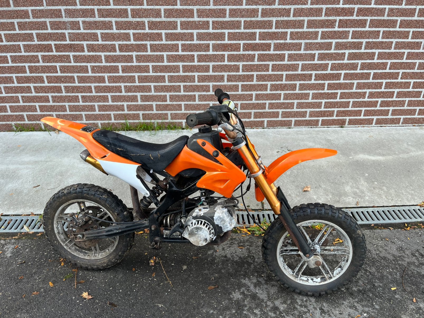 Pitbike 49 cc crosser, Ophalen, Gebruikt, 49 cc