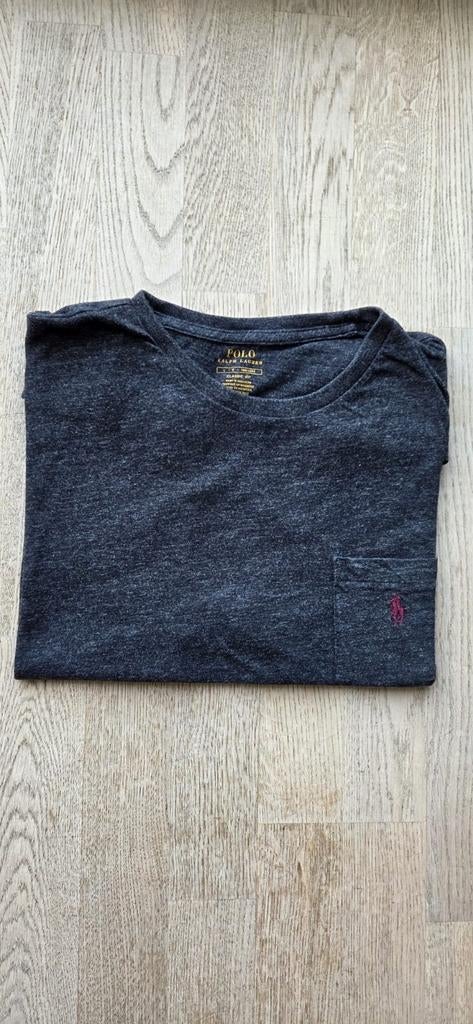 Grijs/zwart Ralph Lauren t-shirt, Maat 52/54 (L), Ophalen of Verzenden, Grijs, Polo Ralph Lauren