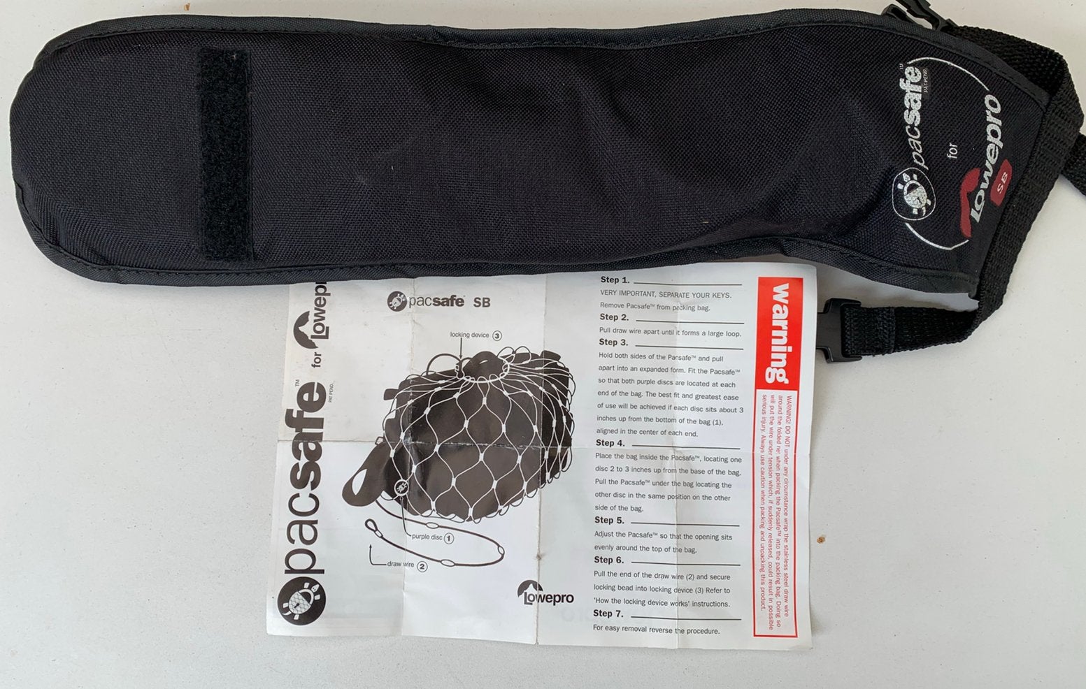 Lowe Pro packsafe, Ophalen of Verzenden, Zo goed als nieuw
